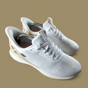 Kizik Men's Athens 2 Hands Free Sneakers White Cream Brown Size US : 11 New